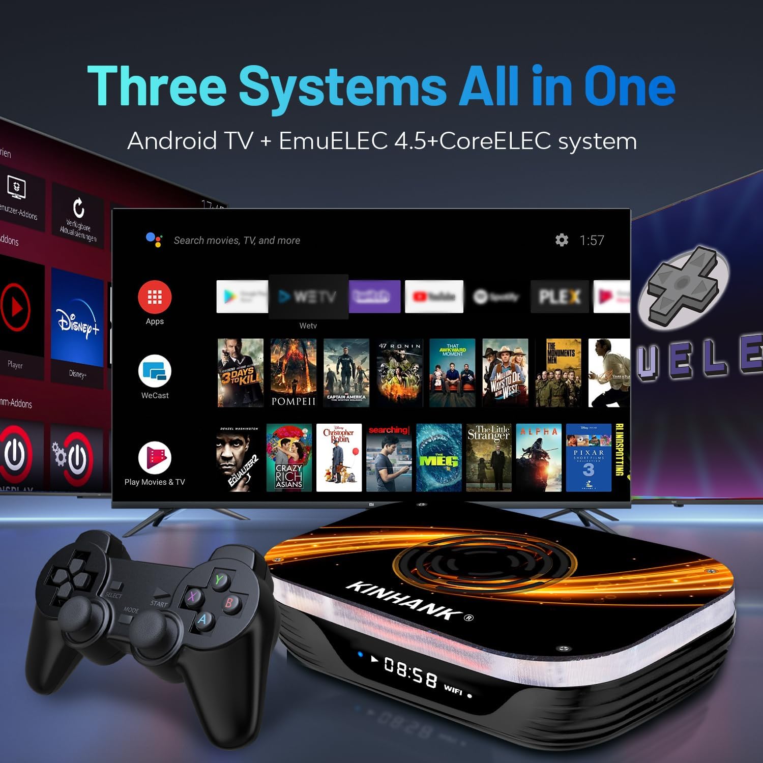 Kinhank Super Console X3 Plus ビデオゲームコンソール ユーザー